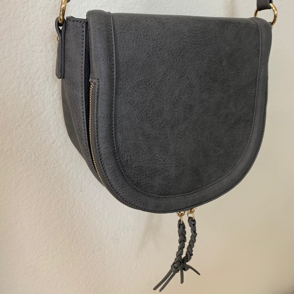 Sole society THALIA grey saddlebag